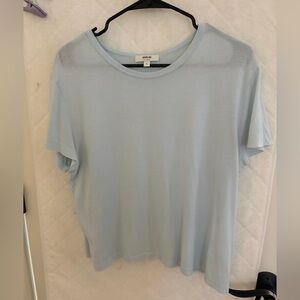 Agolde Light Blue Short Sleeve Tee